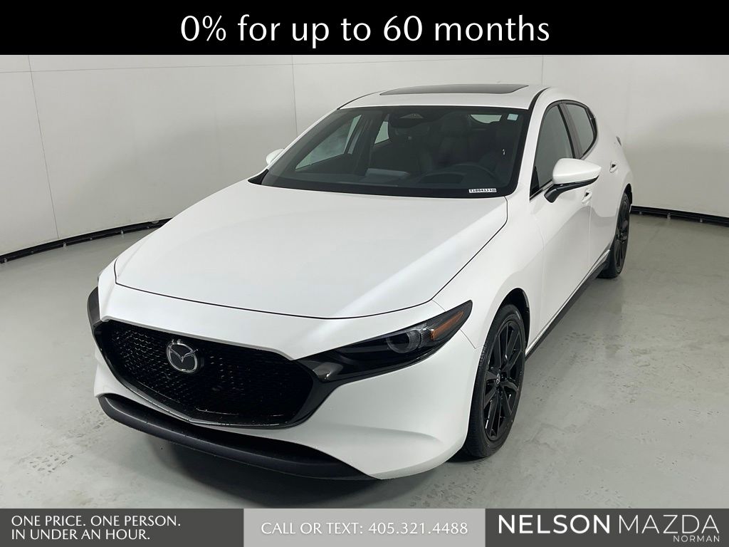 Snowflake White Pearl Mica 2026 Mazda MAZDA3 Hatchback Front-Wheel Drive 6-Speed Manual