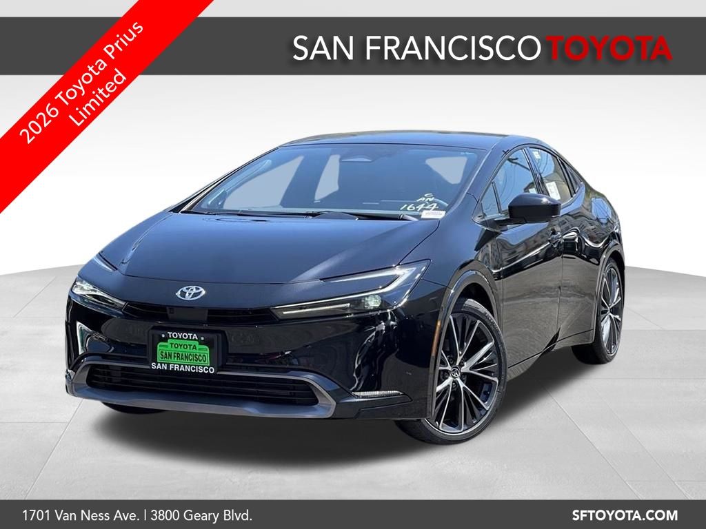 Black 2026 Toyota Prius Hatchback All-Wheel Drive Continuously Variable Transmission