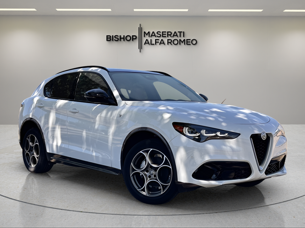 Milano White 2024 Alfa Romeo Stelvio Ti AWD SUV / Crossover All-Wheel Drive 8-Speed Automatic