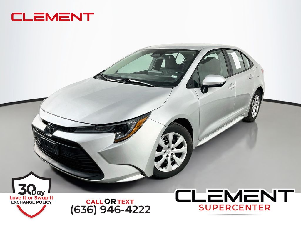 Classic Silver Metallic 2025 Toyota Corolla Sedan Front-Wheel Drive Continuously Variable Transmission