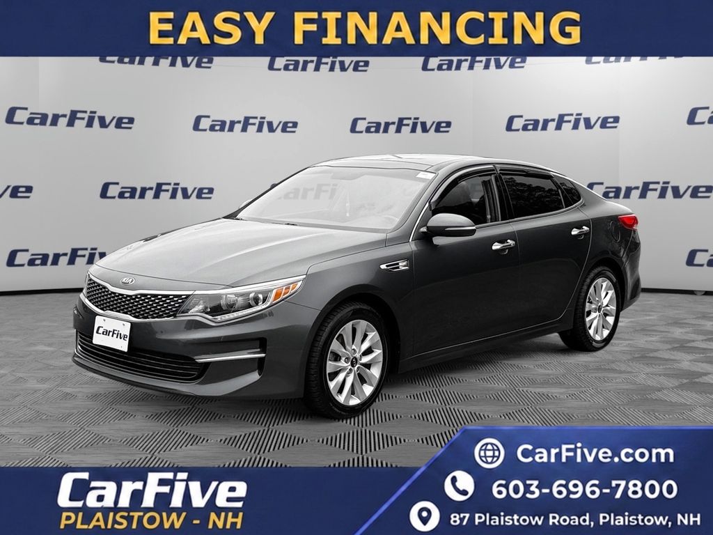 Gray (Platinum Graphite) 2018 Kia Optima Sedan Front-Wheel Drive 6-Speed Automatic