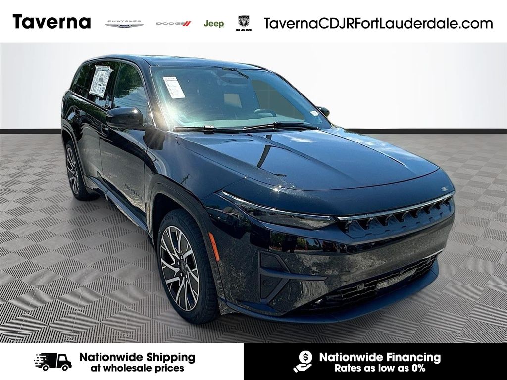 Diamond Black Crystal Pearlcoat 2025 Jeep Wagoneer S Limited 4WD SUV / Crossover Four-Wheel Drive 1-Speed Automatic