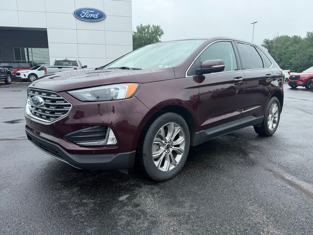 2024 Ford Edge Titanium Red at Luther Ford