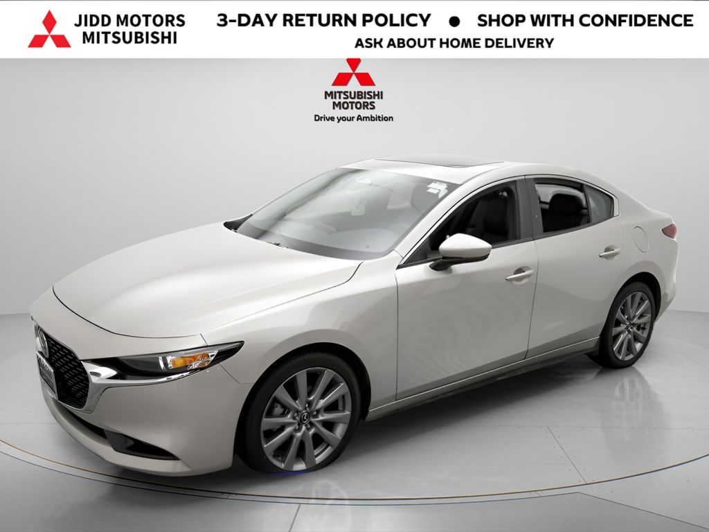 Gray (Platinum Quartz Metallic) 2025 Mazda MAZDA3 2.5 S Preferred Sedan FWD Sedan Front-Wheel Drive 6-Speed Automatic