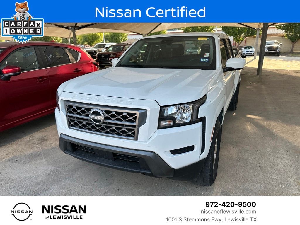 Glacier White 2024 Nissan Frontier Pickup Truck 4X2 9-Speed Automatic Overdrive