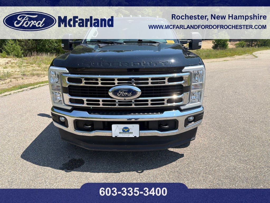 Black Metallic 2024 Ford F-350 Super Duty Pickup Truck Four-Wheel Drive Automatic