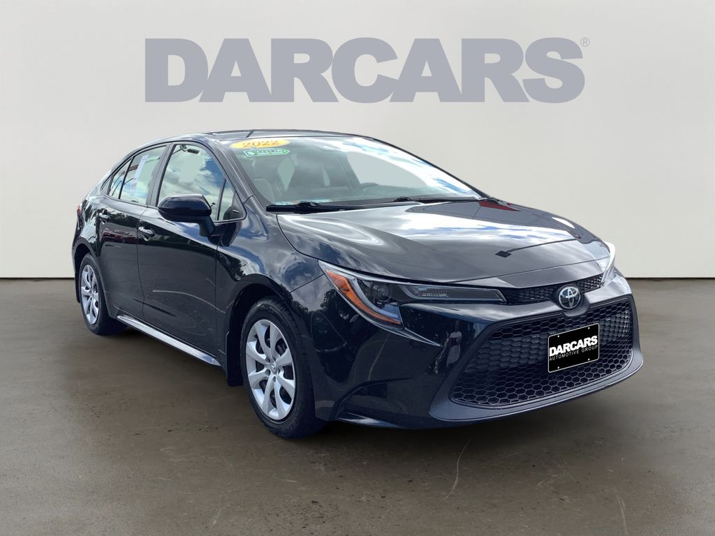 Black Sand Pearl 2022 Toyota Corolla Sedan Front-Wheel Drive Continuously Variable Transmission