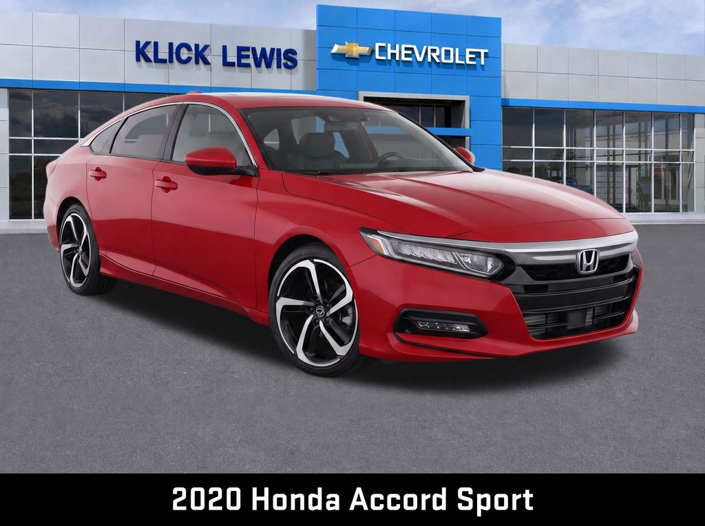 Radiant Red Metallic 2020 Honda Accord Sedan Front-Wheel Drive Automatic