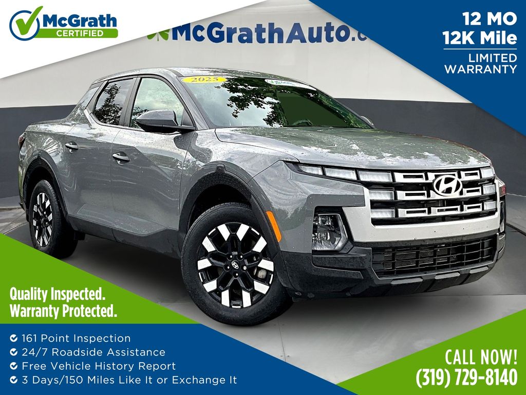 Hampton Gray 2025 Hyundai Santa Cruz Pickup Truck All-Wheel Drive 8-Speed Automatic