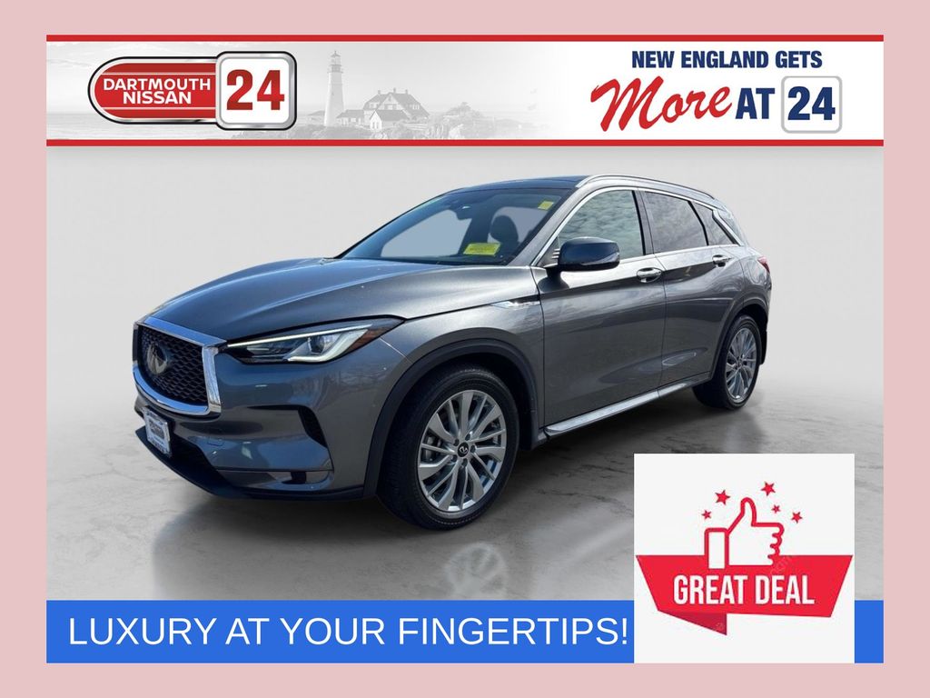 Gray (Graphite Shadow) 2023 INFINITI QX50 SUV / Crossover All-Wheel Drive Continuously Variable Transmission
