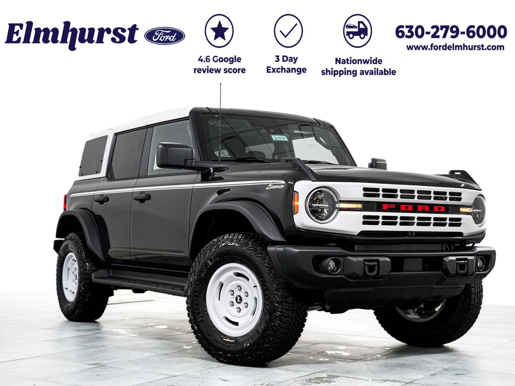 Shadow Black 2026 Ford Bronco Heritage Edition 4-Door 4WD SUV / Crossover Four-Wheel Drive Automatic