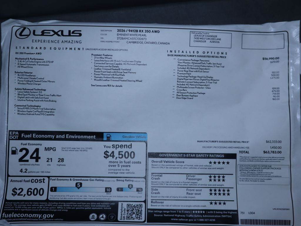 Thumbnail: 2026 Lexus RX - 9