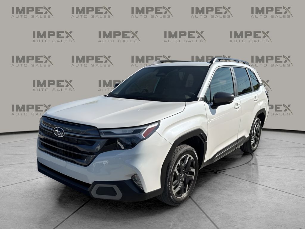Crystal White Pearl 2025 Subaru Forester Limited Crossover AWD SUV / Crossover All-Wheel Drive Continuously Variable Transmission