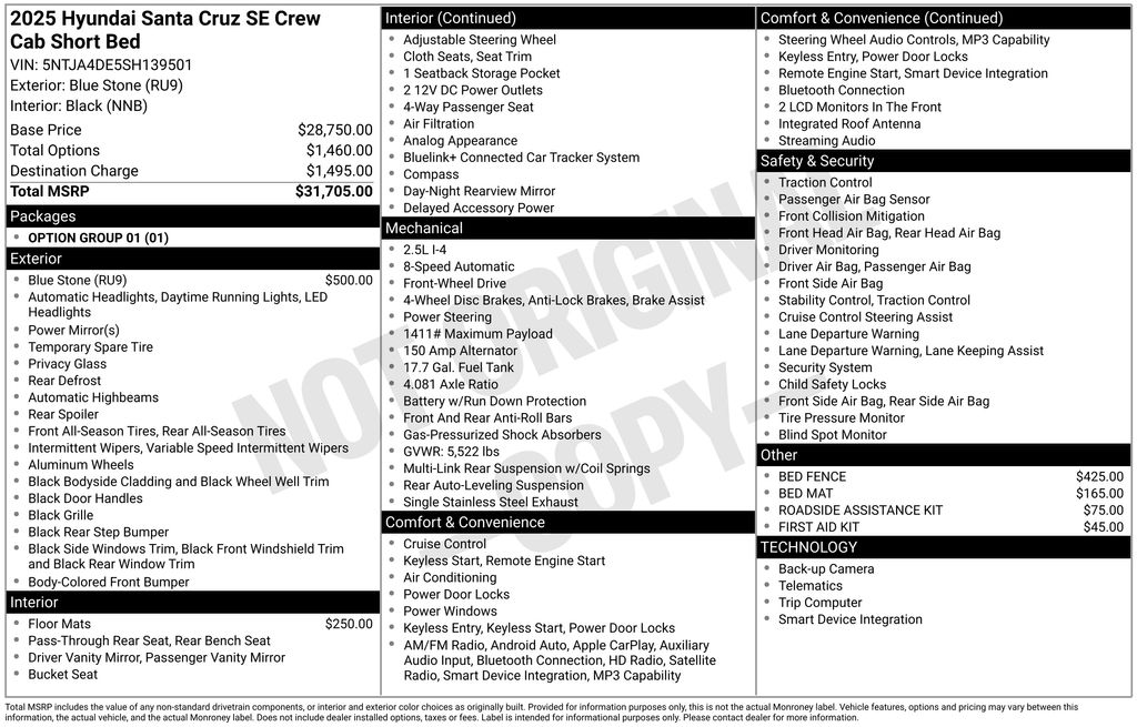 Certified Used 2025 Blue Hyundai SE image 5