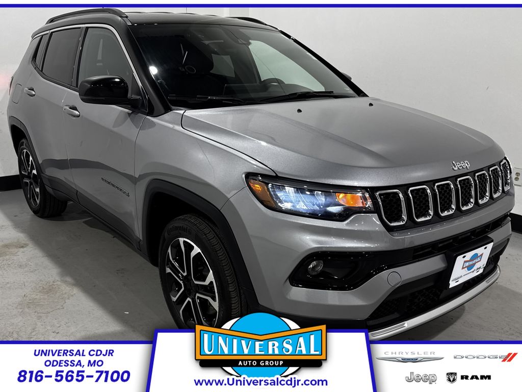 Billet Silver Metallic Clearcoat 2023 Jeep Compass SUV / Crossover Four-Wheel Drive 8-Speed Automatic