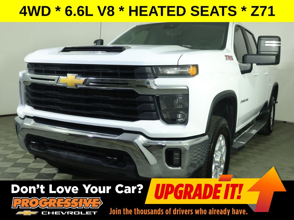 Summit White 2025 Chevrolet Silverado 2500HD Pickup Truck Four-Wheel Drive Automatic