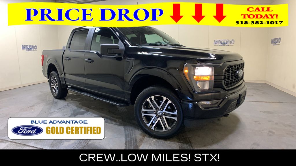 Black Metallic 2023 Ford F-150 Pickup Truck Four-Wheel Drive Automatic