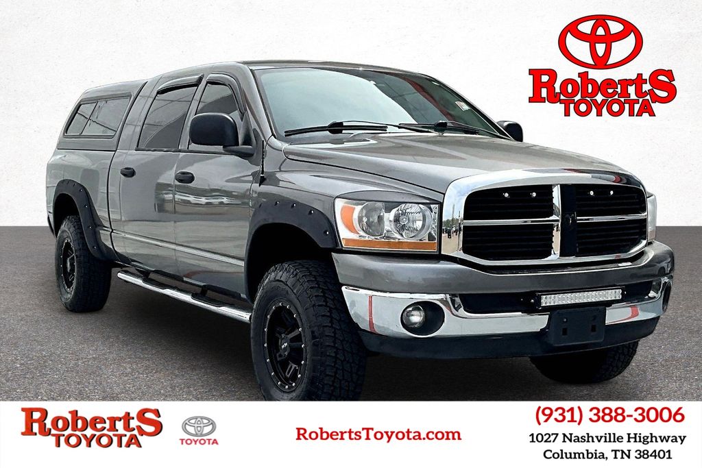 Mineral Gray Metallic Clearcoat 2006 Dodge RAM 1500 SLT Mega Cab 4WD Pickup Truck Four-Wheel Drive 5-Speed Automatic