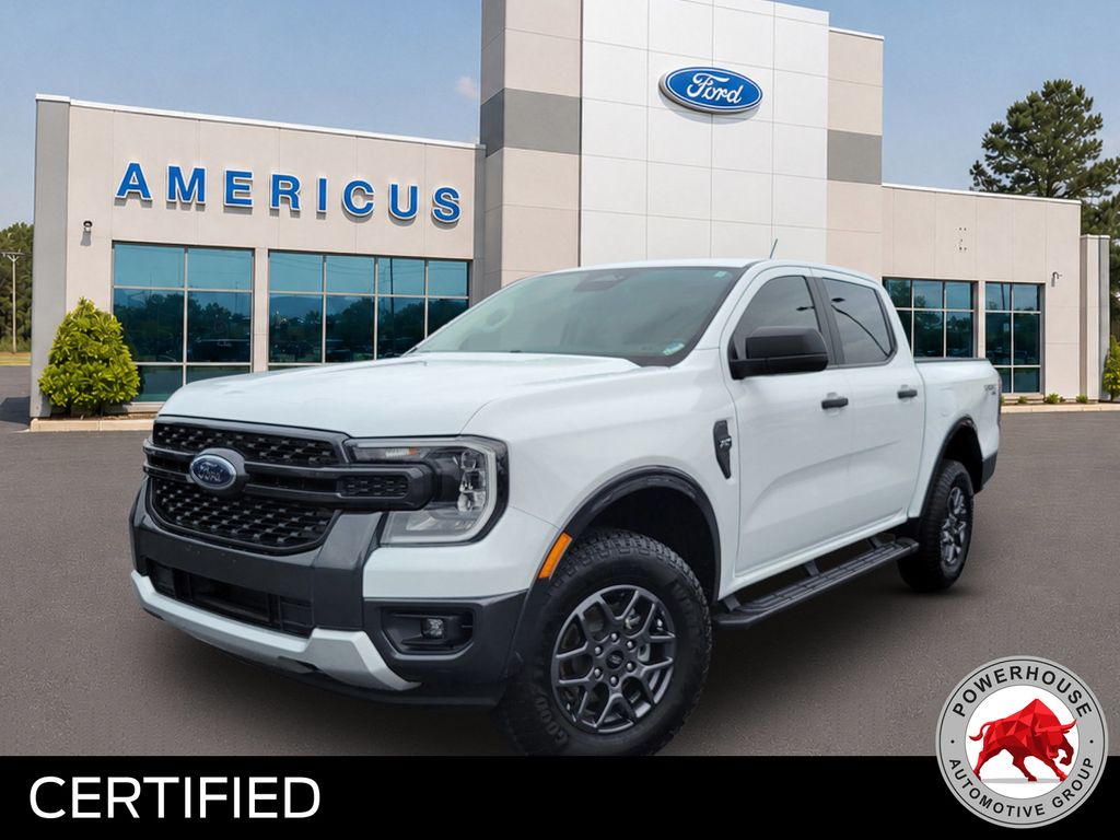 Oxford White 2024 Ford Ranger Pickup Truck Four-Wheel Drive Automatic