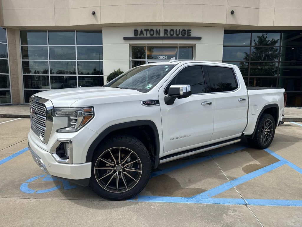 White Frost Tricoat 2019 GMC Sierra 1500 Pickup Truck Four-Wheel Drive Automatic