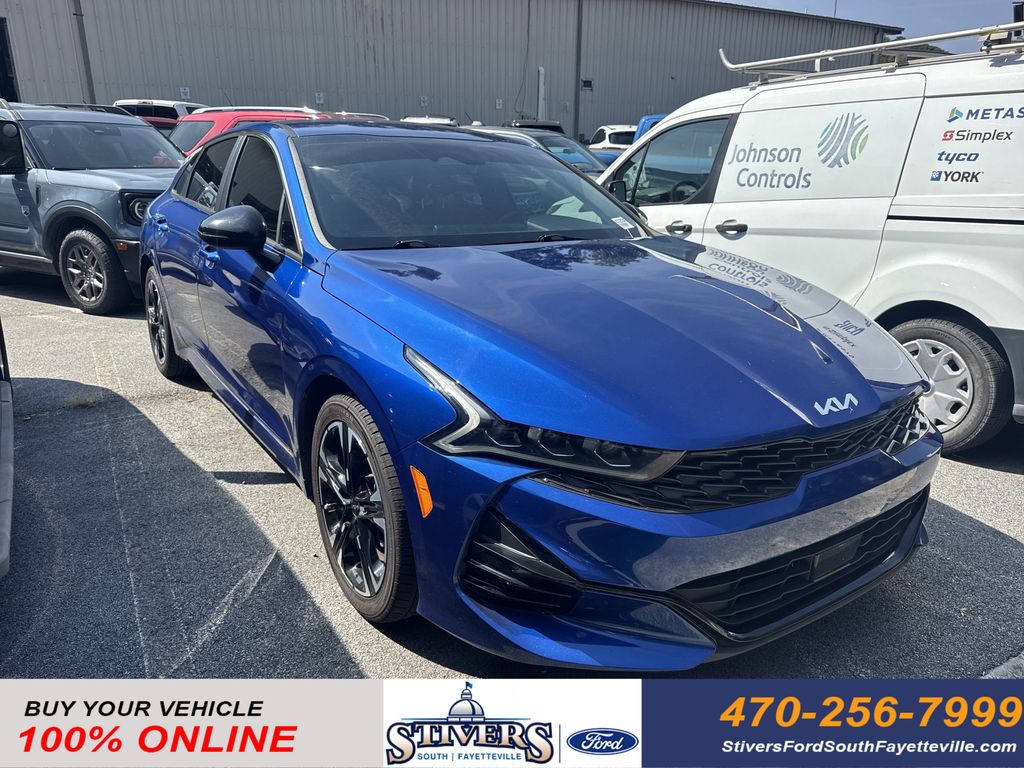 Sapphire Blue 2023 Kia K5 Sedan Front-Wheel Drive 8-Speed Automatic