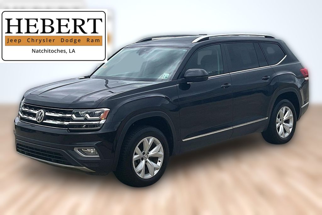Black 2018 Volkswagen Atlas SEL SUV / Crossover Front-Wheel Drive 8-Speed Automatic