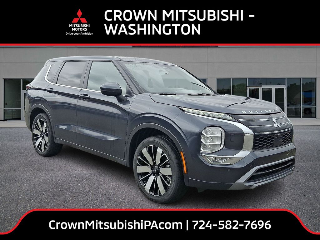 Graphite Gray 2025 Mitsubishi Outlander SE FWD SUV / Crossover Front-Wheel Drive Continuously Variable Transmission