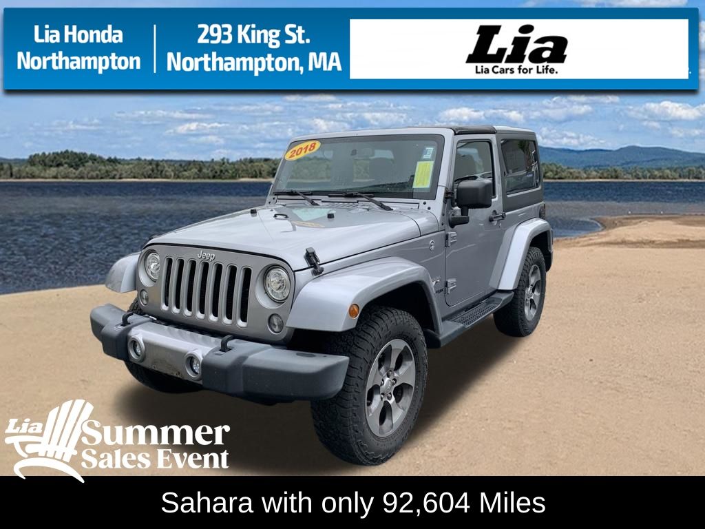 Billet Silver Metallic Clearcoat 2018 Jeep Wrangler SUV / Crossover Four-Wheel Drive 5-Speed Automatic