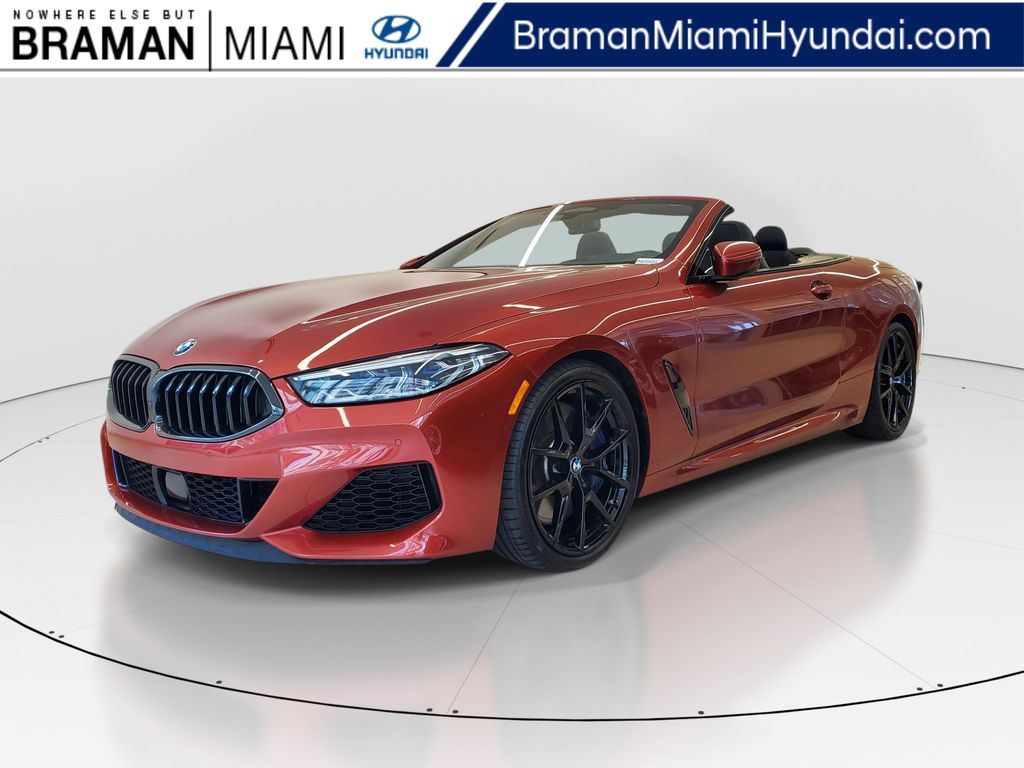 Sunset Orange Metallic 2021 BMW 8 Series M850i xDrive Convertible AWD Convertible All-Wheel Drive 8-Speed Automatic