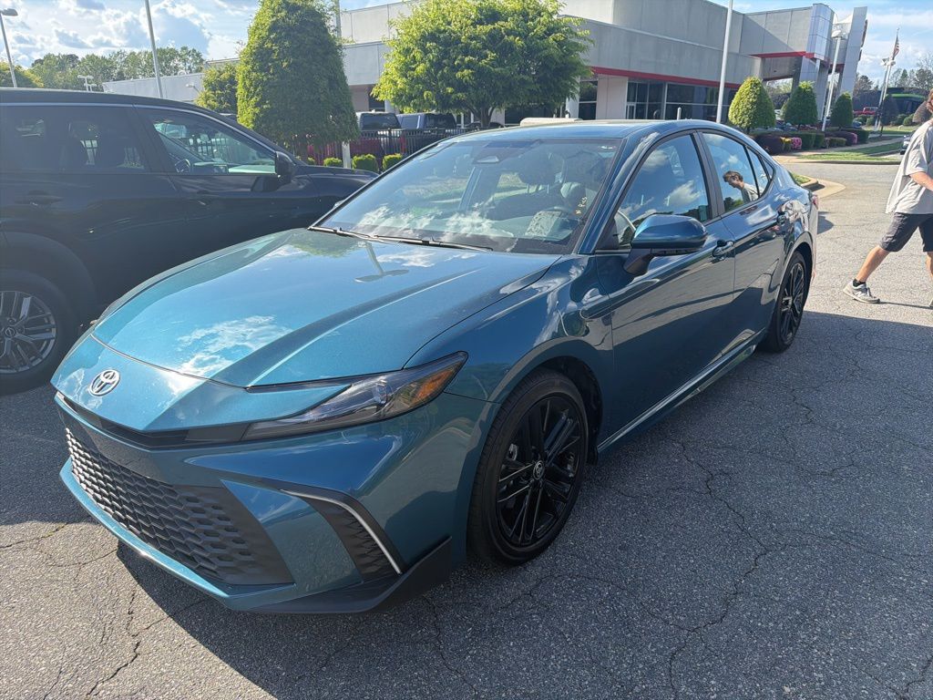 Ocean Gem 2025 Toyota Camry SE FWD Sedan Front-Wheel Drive Continuously Variable Transmission