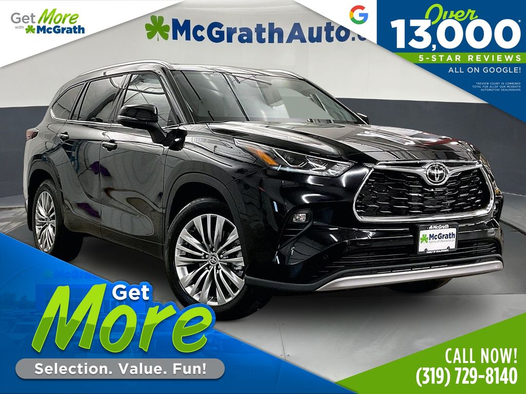 Midnight Black Metallic 2026 Toyota Highlander Platinum AWD SUV / Crossover All-Wheel Drive 8-Speed Automatic