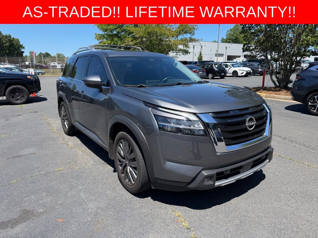 Gray 2022 Nissan Pathfinder SL FWD SUV / Crossover Front-Wheel Drive 9-Speed Automatic
