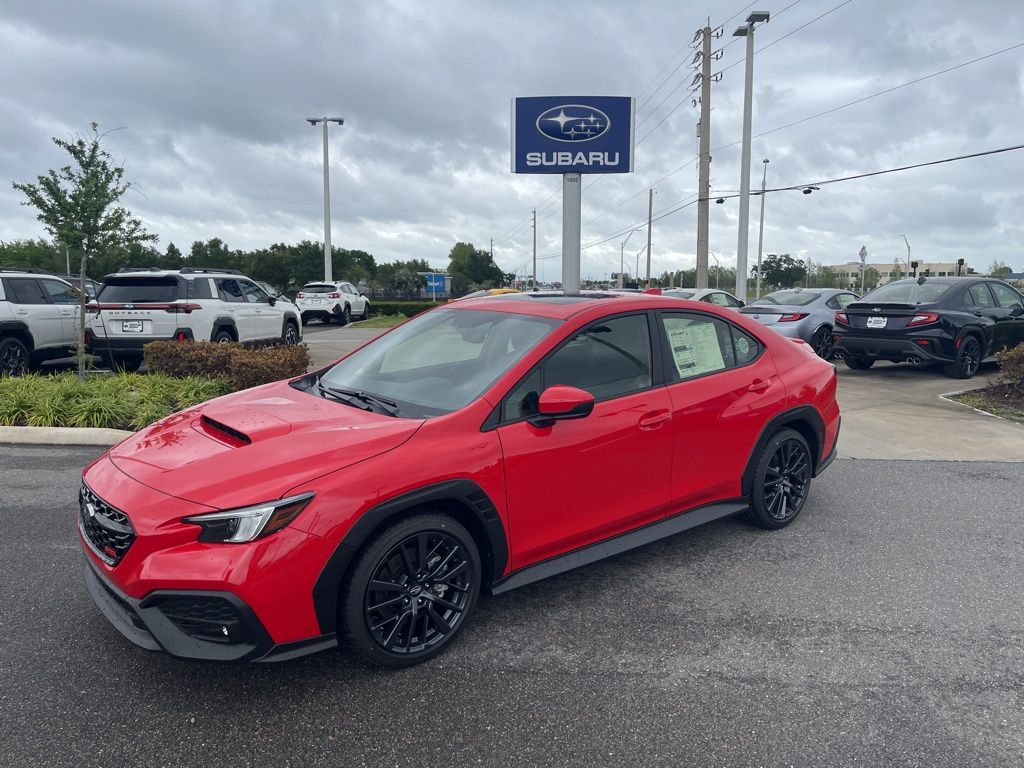 Red 2026 Subaru WRX Premium AWD Sedan All-Wheel Drive 6-Speed Manual