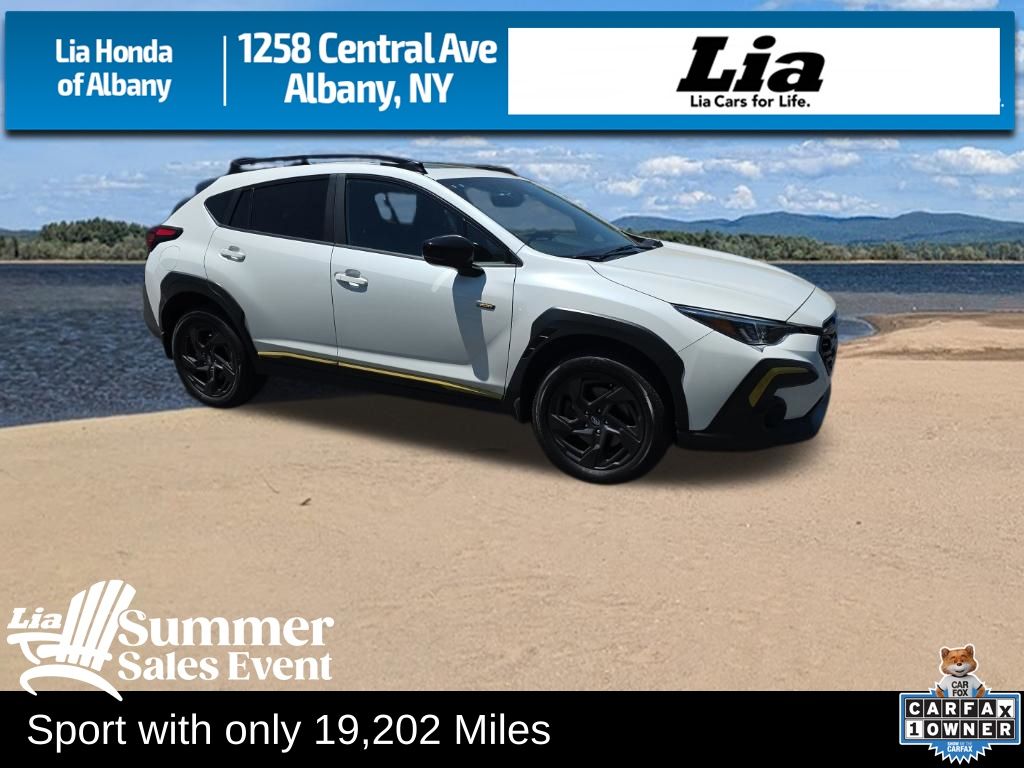 Crystal White Pearl 2025 Subaru Crosstrek SUV / Crossover All-Wheel Drive Continuously Variable Transmission