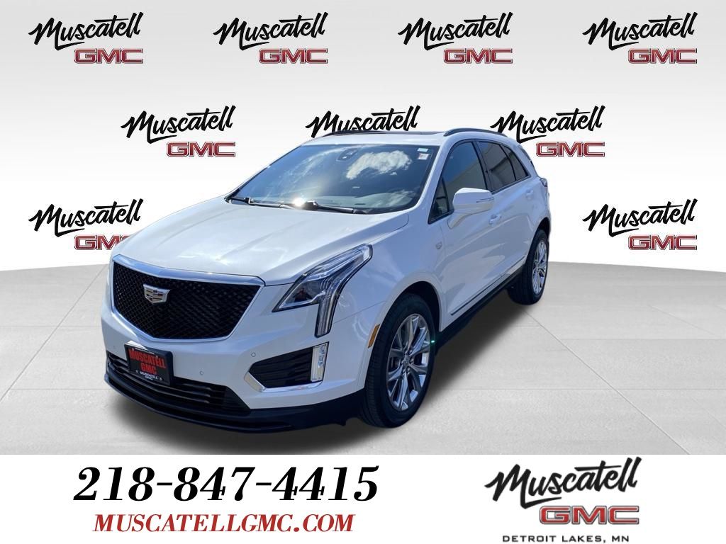 White 2021 Cadillac XT5 SUV / Crossover Four-Wheel Drive 9-Speed Automatic