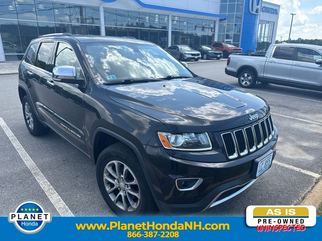 Brilliant Black Crystal Pearlcoat 2014 Jeep Grand Cherokee SUV / Crossover Four-Wheel Drive 8-Speed Automatic