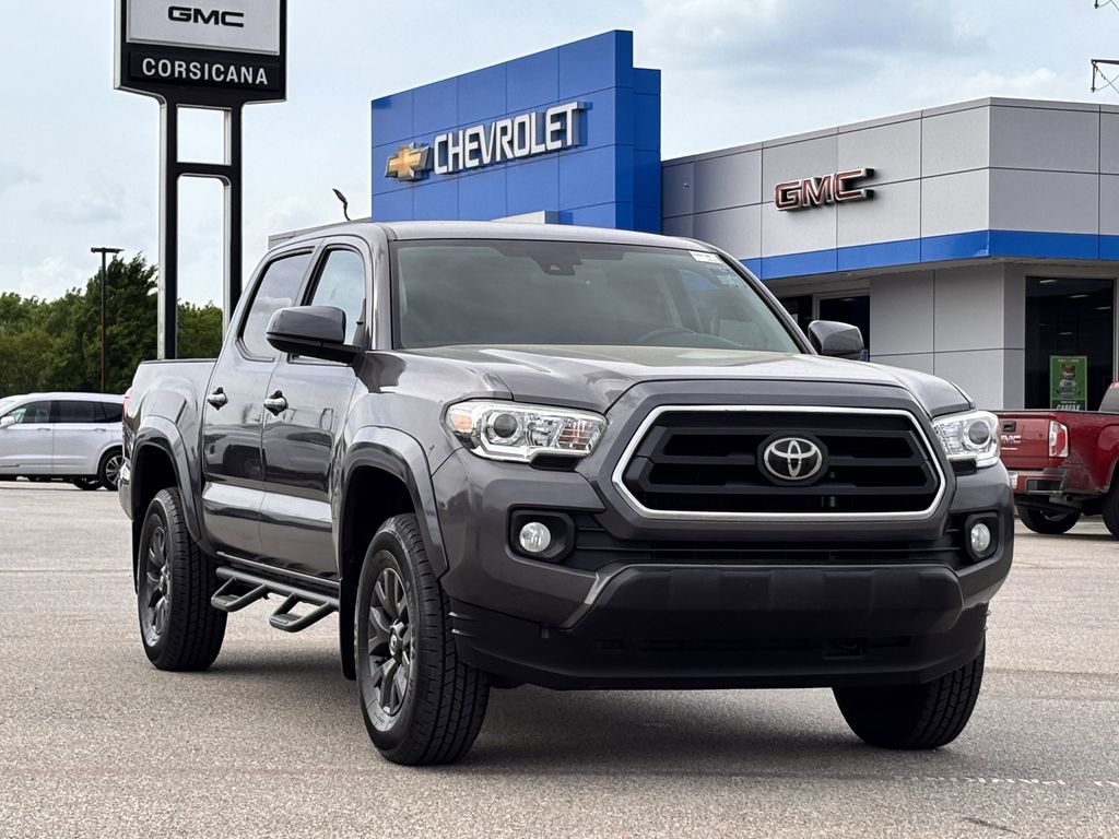 Magnetic Gray Metallic 2020 Toyota Tacoma SR5 V6 Double Cab RWD Pickup Truck 4X2 6-Speed Automatic