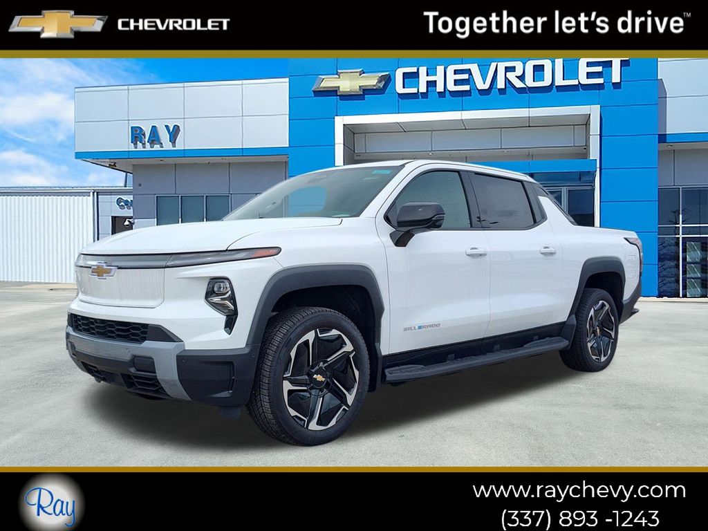 Summit White 2026 Chevrolet Silverado EV Pickup Truck All-Wheel Drive 1-Speed Automatic