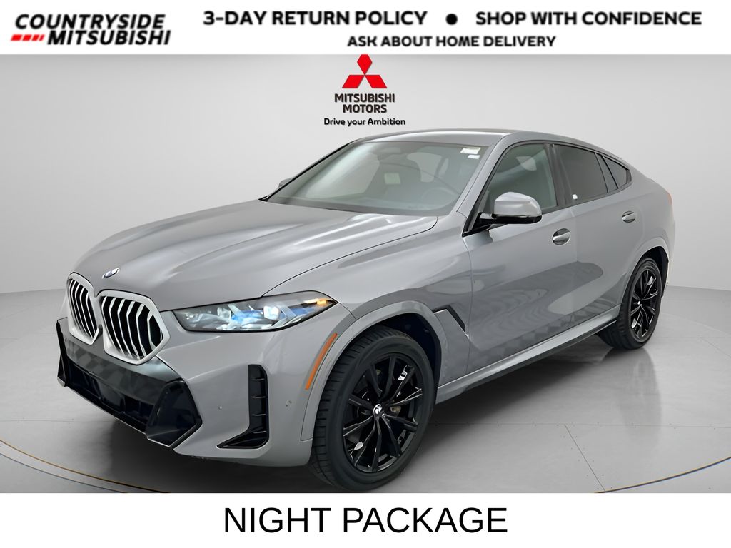 Gray Metallic 2025 BMW X6 xDrive40i AWD SUV / Crossover All-Wheel Drive 8-Speed Automatic