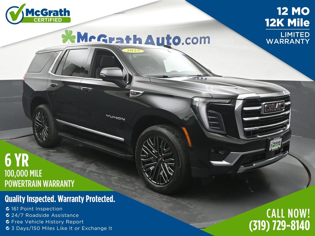 Onyx Black 2025 GMC Yukon SUV / Crossover Four-Wheel Drive