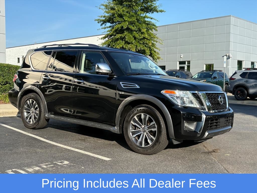 Super Black 2019 Nissan Armada SUV / Crossover Four-Wheel Drive 7-Speed Automatic