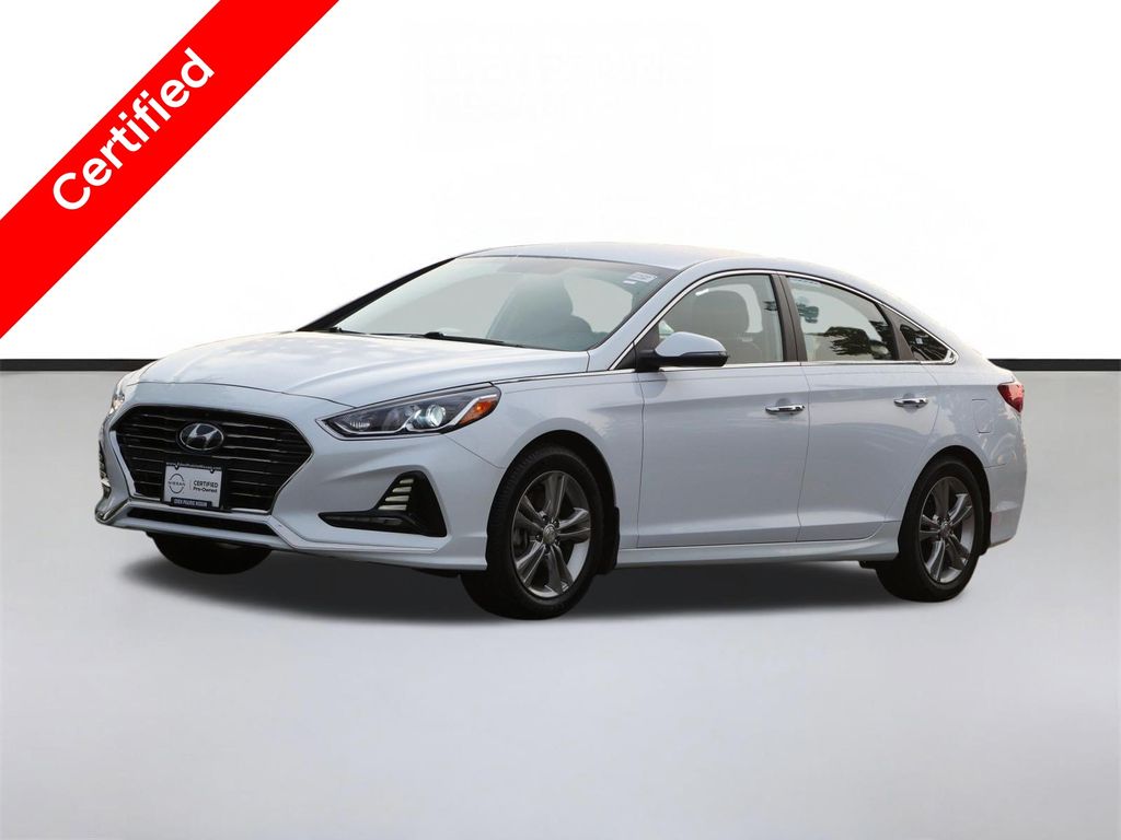 Quartz White Pearl 2018 Hyundai Sonata Sedan Front-Wheel Drive 6-Speed Automatic