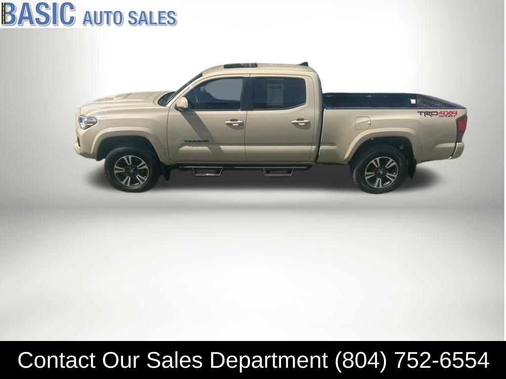 Gray 2019 Toyota Tacoma TRD Sport Double Cab LB 4WD Pickup Truck Four-Wheel Drive 6-Speed Automatic