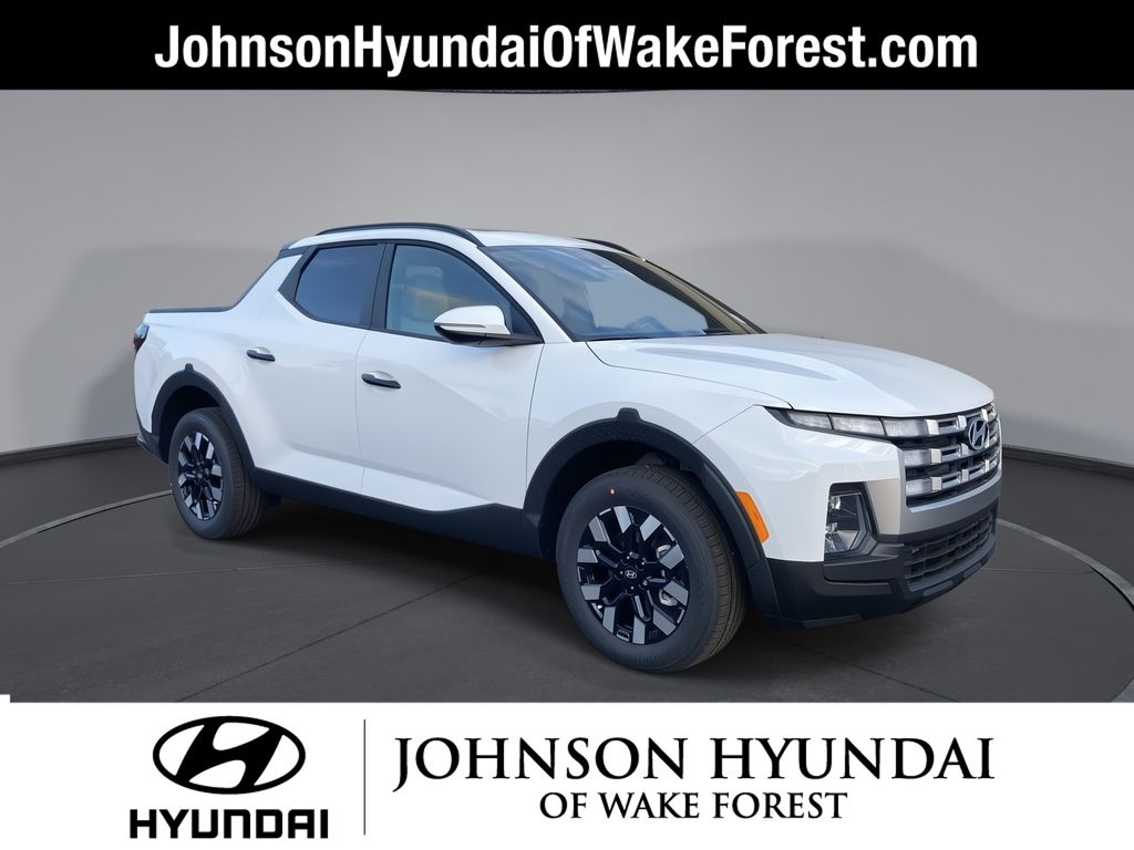 Atlas White 2025 Hyundai Santa Cruz SEL Activity FWD Pickup Truck Front-Wheel Drive 8-Speed Automatic