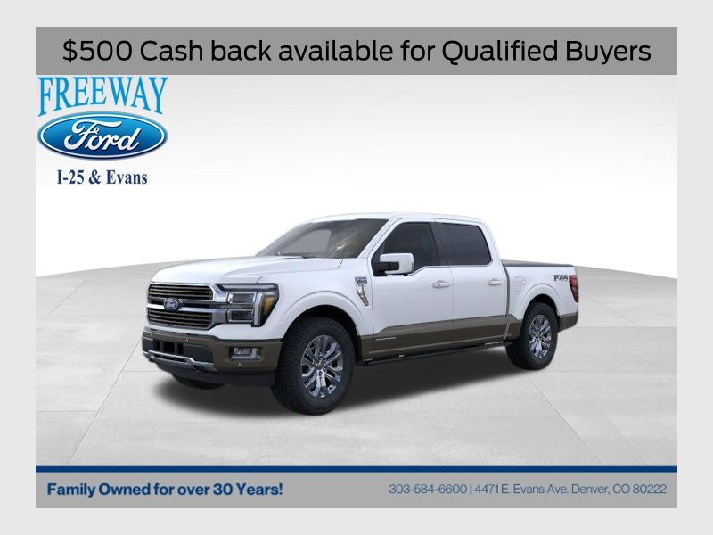 Star White Metallic Tri-Coat 2026 Ford F-150 King Ranch SuperCrew 4WD Pickup Truck Four-Wheel Drive Automatic
