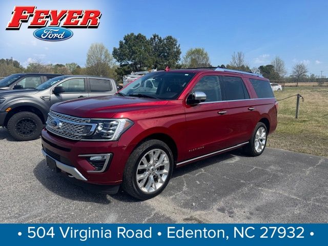 Red Metallic 2018 Ford Expedition MAX Platinum 4WD SUV / Crossover Four-Wheel Drive Automatic