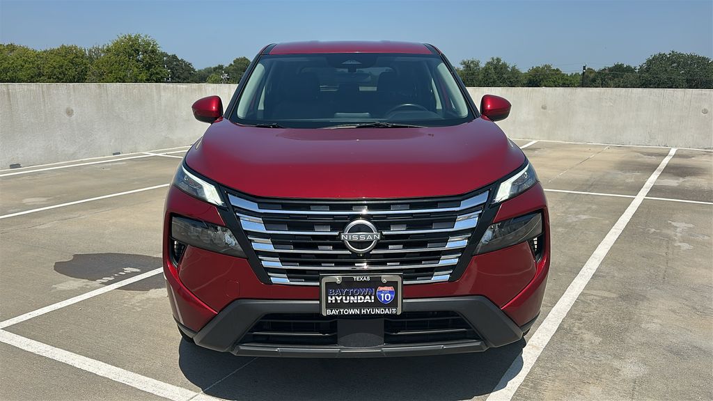 2025 Nissan Rogue SV Red at South Houston Nissan
