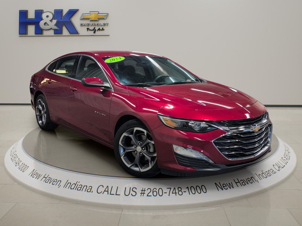 Radiant Red Tintcoat 2024 Chevrolet Malibu Sedan Front-Wheel Drive Continuously Variable Transmission