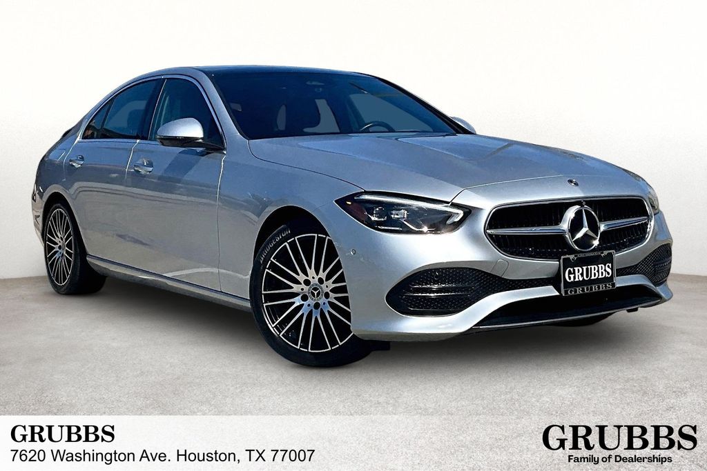Silver 2022 Mercedes-Benz C-Class Sedan All-Wheel Drive 9-Speed Automatic