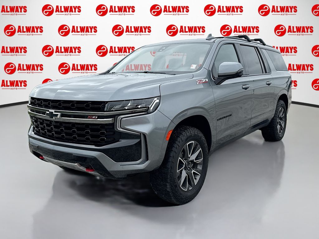Gray (Satin Steel Metallic) 2022 Chevrolet Suburban SUV / Crossover Four-Wheel Drive